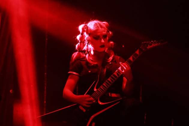 October 24, 2024, Mexico City, Ciudad de Mexico, Mexico: Noizith member of the American-Austrian electro Goth Pop band Aesthetic Perfection performs on stage as part of Fall Goth Tour 2024 at the San Rafael Forum. on October 24, 2024 in Mexico City, Mexico. Mexico City Mexico - ZUMAe321 20241024_zea_e321_177 Copyright: xCarlosxSantiago xEyepixxGroupx