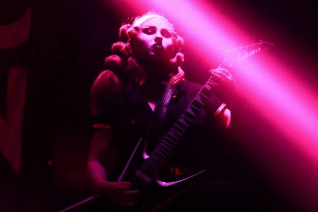 October 24, 2024, Mexico City, Ciudad de Mexico, Mexico: Noizith member of the American-Austrian electro Goth Pop band Aesthetic Perfection performs on stage as part of Fall Goth Tour 2024 at the San Rafael Forum. on October 24, 2024 in Mexico City, Mexico. Mexico City Mexico - ZUMAe321 20241024_zea_e321_182 Copyright: xCarlosxSantiago xEyepixxGroupx