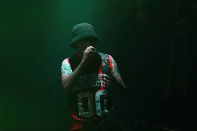 October 24, 2024, Mexico City, Ciudad de Mexico, Mexico: Daniel Graves vocalist of the American-Austrian electro Goth Pop band Aesthetic Perfection performs on stage as part of Fall Goth Tour 2024 at the San Rafael Forum. on October 24, 2024 in Mexico City, Mexico. Mexico City Mexico - ZUMAe321 20241024_zea_e321_184 Copyright: xCarlosxSantiago xEyepixxGroupx