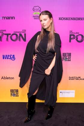 Polyton, award ceremony at the Atelier Gardens, Berlin, 23 10 2024 Balbina Monika Jagielska on the red carpet before the Polyton 2024 award ceremony at the Atelier Gardens in Berlin on 23 10 2024 The award has been held since 2023 and is a successor to the Echo Berlin Atelier Gardens music award Copyright: xBenxKriemannx