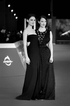RECORD DATE NOT STATED L Albero - Red Carpet - The 19th Rome Film Festival. Rome, Italy - October 22: Carlotta Gamba and Tecla Insolia attend the L Albero red carpet during the 19th Rome Film Festival at Auditorium Parco della Musica. Rome RM Italy Copyright: xPhotoxbyxGennaroxLeonardix