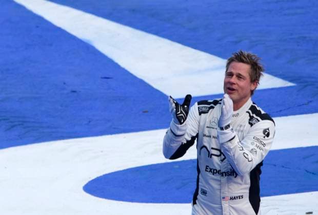 October 26, 2024, Mexico City, Mexico City, Mexico: The actor BRAD PITT surprised the public at the AutoÂ³dromo Hermanos RodroÂ­guez, during the qualification stage of the 2024 Mexican Grand Prix, where he began filming a movie Mexico City Mexico - ZUMAn296 20241026_zip_n296_018 Copyright: xJorgexNunezx