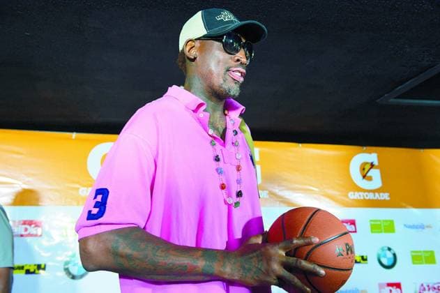 Un palacio lleno de realeza (28 07 2012) Pintoresco. Dennis Rodman no solo es basquetbolista, sino que también ha actuado en películas de cine. PROHIBIDO EL USO O REPRODUCCIÓN EN COSTA RICA. Costa Rica EDITORIAL USE ONLY *** A palace full of royalty 28 07 2012 Picturesque Dennis Rodman is not only a basketball player, but he has also acted in motion pictures PROHIBITED FOR USE OR REPRODUCTION IN COSTA RICA Costa Rica EDITORIAL USE ONLY  Copyright: xGDA LaxNacion CostaxRicax-xTodosxlosxderechosxreservados.xProhibidoxelxusoxoxreproducciónxdexestaximagenxenxCostaxRicax RafaelxPACHECOxGRANADOSx crlanacionpic052372