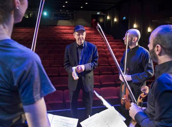 STOCKHOLM 2015-05-05 Steve Reich, amerikansk kompositör och tonsättare som fick Polarpriset 2007, är i Stockholm för att hans verk Different trains framförs pa Dramaten. STOCKHOLM SVERIGE x30152x  Copyright: xLarsxPehrsonx xSvDx xTTx STEVE REICH