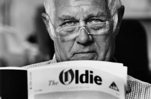 RECORD DATE NOT STATED Portrait of Richard Ingrams, the Editor of The Old Portrait of Richard Ingrams, the Editor of The Oldie - 22.06.1999. Copyright Chris Harris The Times. Boots Project.  Copyright: xChrisxHarrisx