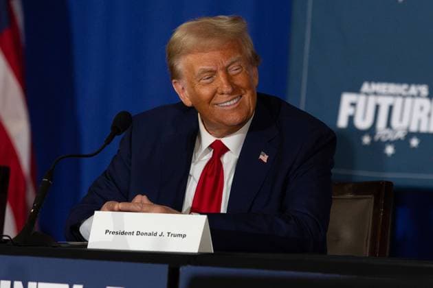 October 29, 2024, Drexel Hill, Pa, USA: DREXEL HILL, PENNSYLVANIA: - OCTOBER 29: Republican Candidate for President Donald trump attends the Building AmericaÃ¢â‚¬â ¢s Future, Southeastern Pennsylvania Roundtable at the Drexelbrook Event Center on October 29, 2024 in Drexel Hill, Pennsylvania. Drexel Hill USA - ZUMAs181 20241029_zea_s181_002 Copyright: xMattxBishopx
