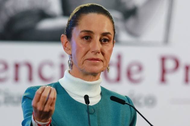 Mexico™s President Claudia Sheinbaum Briefing Conference Mexico™s President, Claudia Sheinbaum Pardo, speaking about about the statement by the United States ambassador to Mexico, Ken Salazar, on the arrest of drug lord Ismael El Mayo Zambada at National Palace. on October 30, 2024 in Mexico City, Mexico. (Photo by Carlos Santiago Eyepix Group) Copyright: xCarlosxSantiago xEyepixxGroupx CS_30102024_134098