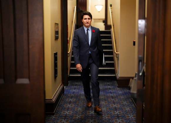 October 30, 2024, Ottawa, On, Canada: Prime Minister Justin Trudeau makes his way to question period in the House of Commons on Parliament Hill in Ottawa, Wednesday, Oct. 30, 2024. Ottawa Canada  - ZUMAc35_ 20241030_zaf_c35_072 Copyright: xSeanxKilpatrickx