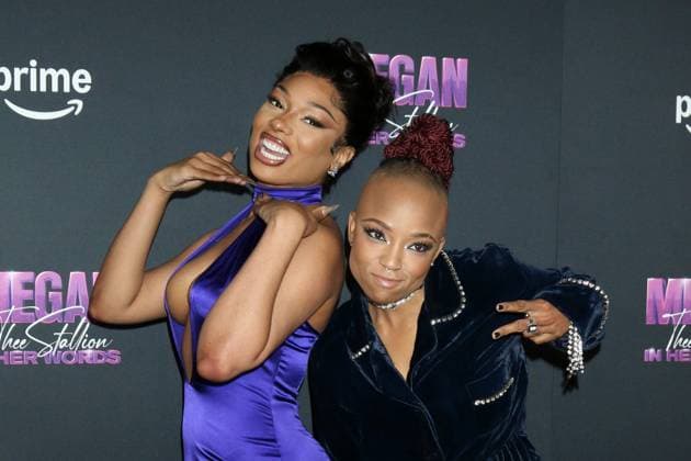 Entertainment Themen der Woche KW44 Bilder des Jahres 2024, Entertainment 10 Oktober USA - Megan Thee Stallion: In Her Words Premiere - Los Angeles LOS ANGELES - OCT 30: Megan Thee Stallion, Nneka Onuorah at the Megan Thee Stallion: In Her Words Premiere at the TCL Chinese Theater IMAX on October 30, 2024 in Los Angeles, CA Los Angeles CA USA  Copyright: xKathyxHutchinsx xHutchinsxPhotox