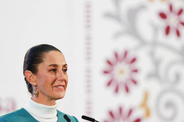 Mexico™s President Claudia Sheinbaum Briefing Conference Mexico™s President, Claudia Sheinbaum Pardo, speaking about about the statement by the United States ambassador to Mexico, Ken Salazar, on the arrest of drug lord Ismael El Mayo Zambada at National Palace. on October 30, 2024 in Mexico City, Mexico. Mexico City CDMX Mexico Copyright: xCarlosxSantiagox