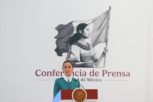 Mexico™s President Claudia Sheinbaum Briefing Conference Mexico™s President, Claudia Sheinbaum Pardo, speaking about about the statement by the United States ambassador to Mexico, Ken Salazar, on the arrest of drug lord Ismael El Mayo Zambada at National Palace. on October 30, 2024 in Mexico City, Mexico. Mexico City CDMX Mexico Copyright: xCarlosxSantiagox