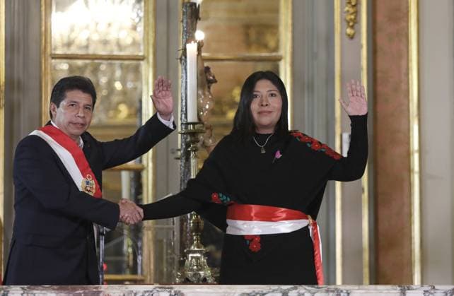 ElComercioPeru President Pedro Castillo swears in new ministers of State LIMA PERU EDITORIAL USE ONLY  Copyright: xGDA ElxComercio Perux-xTodosxlosxderechosxreservados.xProhibidoxelxusoxoxreproduccionxdexestaximagenxenxPerux NUCLEO-FOTOGRAFIAx>xCESARxBUENOx peelcomerciopic119052