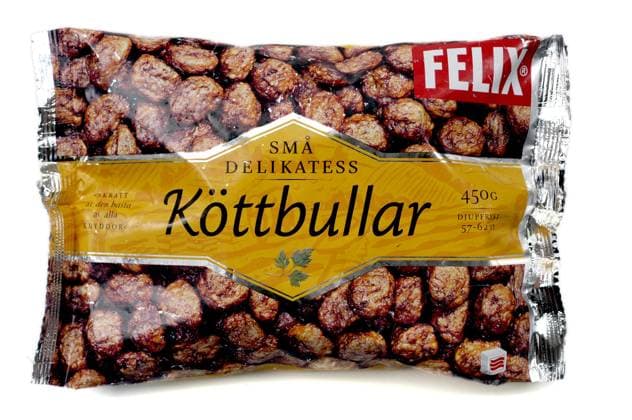 STOCKHOLM 20030628 Food packaging that deceives consumers Felix Köttbullar STOCKHOLM Sweden x30072x  Copyright: xJurekxHolzerx xSvDx xTTx 30072