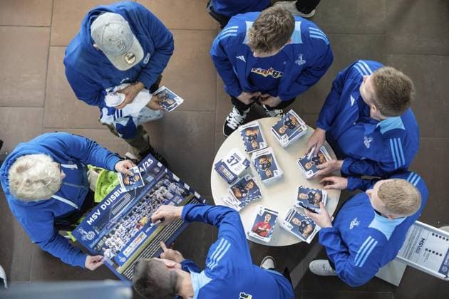 Official Fanshop Opening of MSV FOR EDITORIAL PURPOSES ONLY EDITORIAL USE ONLY p Official Fanshop Opening of MSV on Thursday, October 31, 2024 in the MSV Schauinsland Reisen Arena, vulgo Wedaustadion an der Margarethenstr in Duisburg The team will also be present to sign the items Duisburg NRW Duisburg Copyright STEFANxAREND Copyright: STEFANxAREND doc7xunqr8ixgnppvbk879 ,EDITORIAL USE ONLY Copyright: STEFANxAREND