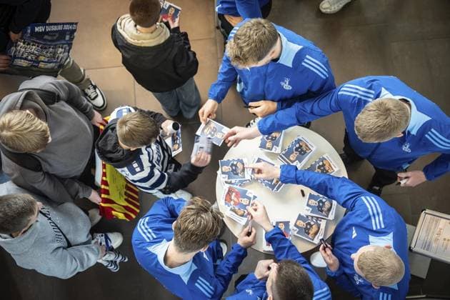 Official Fanshop Opening of MSV FOR EDITORIAL PURPOSES ONLY EDITORIAL USE ONLY p Official Fanshop Opening of MSV on Thursday, October 31, 2024 in the MSV Schauinsland Reisen Arena, vulgo Wedaustadion an der Margarethenstr in Duisburg The team will also be present to sign the items Duisburg NRW Duisburg Copyright STEFANxAREND Copyright: STEFANxAREND doc7xunr0jz0s2p38l7fbb ,EDITORIAL USE ONLY Copyright: STEFANxAREND