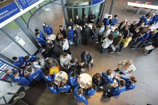 Official Fanshop Opening of MSV FOR EDITORIAL PURPOSES ONLY EDITORIAL USE ONLY p Official Fanshop Opening of MSV on Thursday, October 31, 2024 in the MSV Schauinsland Reisen Arena, vulgo Wedaustadion an der Margarethenstr in Duisburg The team will also be present to sign the items Duisburg NRW Duisburg Copyright STEFANxAREND Copyright: STEFANxAREND doc7xunr2e03pktyvqqfbg ,EDITORIAL USE ONLY Copyright: STEFANxAREND