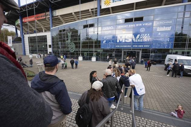 Official Fanshop Opening of MSV FOR EDITORIAL PURPOSES ONLY EDITORIAL USE ONLY p Official Fanshop Opening of MSV on Thursday, October 31, 2024 in the MSV Schauinsland Reisen Arena, vulgo Wedaustadion an der Margarethenstr in Duisburg The team will also be present to sign the items Duisburg NRW Duisburg Copyright STEFANxAREND Copyright: STEFANxAREND doc7xunrjgc0ag10icpsfbf ,EDITORIAL USE ONLY Copyright: STEFANxAREND