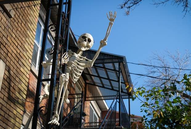 October 31, 2024, Montreal, Quebec, Canada: Halloween day general views of the streets of Montreal. Montreal Canada - ZUMAs278 20241031_zip_s278_005 Copyright: xSerkanxSenturkx