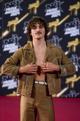 Benson Boone attends the NRJ Music Awards in Cannes, 01 11 2024 Photo Sandrine Thesillat Panoramic PEOPLE NRJ Music Awards Cannes 01 11 24 SandrineThesillat Panoramic 
