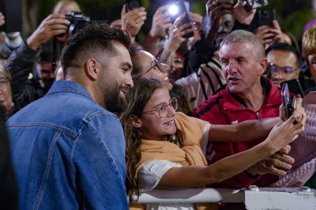 Kendji Girac attends the NRJ Music Awards in Cannes, 01 11 2024 Photo Sandrine Thesillat Panoramic PEOPLE NRJ Music Awards Cannes 01 11 24 SandrineThesillat Panoramic 