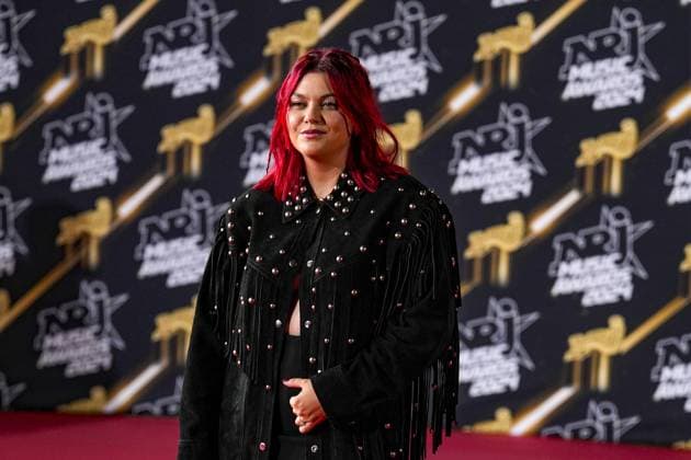 Louane attends the NRJ Music Awards in Cannes, 01 11 2024 Photo Sandrine Thesillat Panoramic PEOPLE NRJ Music Awards Cannes 01 11 24 SandrineThesillat Panoramic 