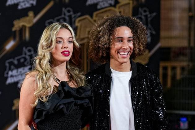 Emma and Masseo attend the NRJ Music Awards in Cannes, 01 11 2024 Photo Sandrine Thesillat Panoramic PEOPLE NRJ Music Awards Cannes 01 11 24 SandrineThesillat Panoramic 