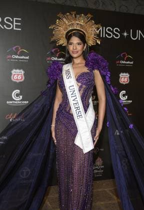 November 1, 2024, Mexico City, Meico City, Mexico: SHEYNNIS PALACIOS, Miss Universe 2023..Some Miss Universe participants dressed as catrinas this Friday, in their first appearance in Mexico City, to support a foundation that helps vulnerable people..The 73rd edition of Miss Universe will be held on November 16 in Mexico and 130 countries are expected to participate in this pageant, a record for the organization. Mexico City Mexico - ZUMAn296 20241101_zip_n296_007 Copyright: xJorgexNunezx