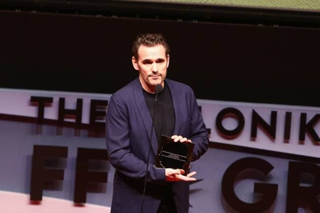 November 4, 2024, Thessaloniki, Greece: American actor Matt Dillon is being awarded the Alexander Award during Thessaloniki International Film Festival. Matt Dillon received the Alexander Award for his contribution to cinema during the 65th Thessaloniki Film Festival. Thessaloniki Greece - ZUMAp191 20241104_zap_p191_004 Copyright: xGiannisxPapanikosx