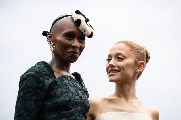 WICKED PHOTO CALL SYDNEY, Wicked cast members Cynthia Erivo (left), and Ariana Grande pose for a photograph during a media call at Mrs Macquarie s Chair in Sydney, Tuesday, November 5, 2024. ( NO ARCHIVING, EDITORIAL USE ONLY, NO USE IN BOOKS WITHOUT CONSENT Sydney New South Wales Australia  Copyright: xBIANCAxDExMARCHIx 20241105113109861280
