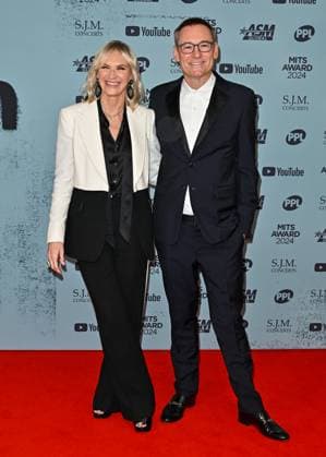 Music Industry Trusts Awards in London Jo Whiley and Jason Iley attends the Music Industry Trusts Awards 2024 (MITS Award 2024) at the Grosvenor House Hotel in London, England. UK. Monday 4th November 2024 - Copyright: xJamesxWarrenx adsj7065