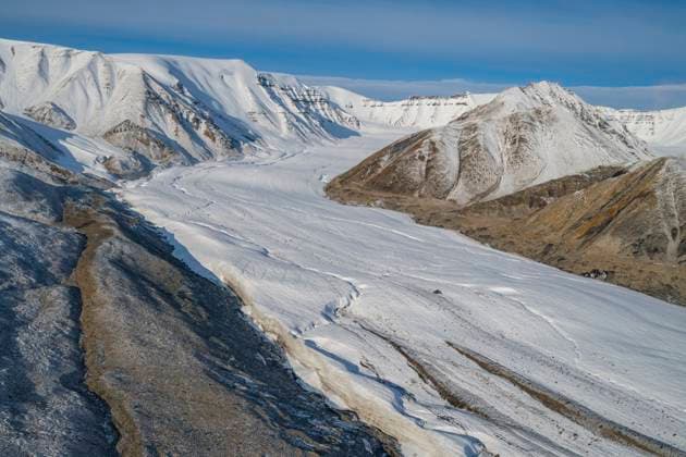 Creative Highlights World Aerial of Axel Heiberg island, Nunavut, Canadian Arctic, Canada, North America Copyright: MichaelxRunkel 1184-13255