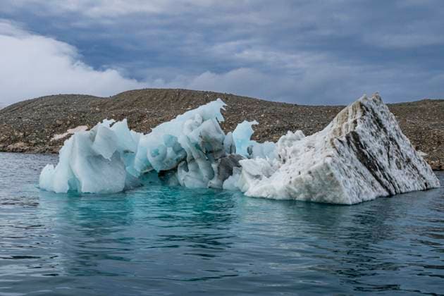 Iceberg on Belcher island, Devon island, Nunavut, Canadian Arctic, Canada, North America Copyright: MichaelxRunkel 1184-13295