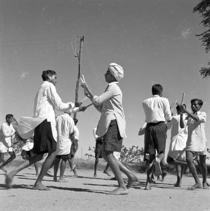 Play after class hours ; VIDYAPITH is training rural youth for progressive living ; Nanjangud town Mysore ; Karnataka Copyright: xTxSatyan DinodiaxPhotox