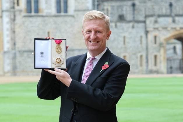 . 06 11 2024. Windsor , United Kingdom. Sir Oliver Dowden after being made a Knight Commander of the Order of the Bath at an Investiture at Windsor Castle, United Kingdom.  xStephenxLockx xi-Imagesx IIM-25566-0003