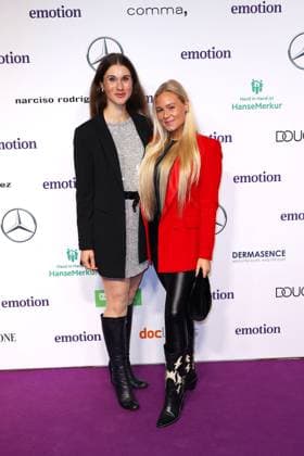Janina Lin Otto and Jo Wuensche at the Emotion Award ceremony on 6 11 2024 in Hamburg Emotion Award 2024 in Hamburg