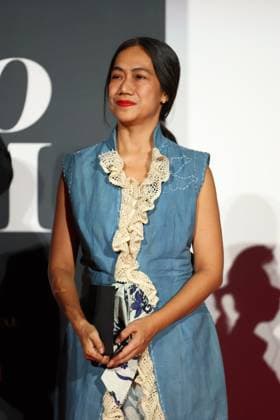Tokyo International Film Festival, Preisverleihung Nia Dinata, November 06, 2024 - Emine Yildirim, speak after winning Asian Future Best Film Award for the film Apollon by Day Athena by Night during the 37th Tokyo International Film Festival. award ceremony, in Tokyo, Japan on November 06, 2024.  , aflo_272503859.jpg,