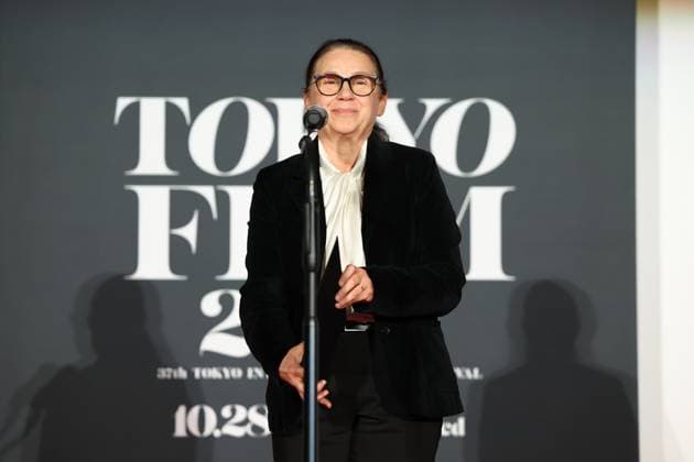 Tokyo International Film Festival, Preisverleihung Enyedi Ildiko, November 06, 2024 - Dong Zijian, speak after winning Award for Best Artistic Conrtribution for the film My Friend An Delie during the 37th Tokyo International Film Festival. award ceremony, in Tokyo, Japan on November 06, 2024.  , aflo_272504561.jpg,