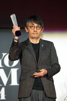 Tokyo International Film Festival, Preisverleihung Daihachi Yoshida, November 06, 2024 - Daihachi Yoshida speak after winning Award for Best Director for the film Teki Cometh during the 37th Tokyo International Film Festival. award ceremony, in Tokyo, Japan on November 06, 2024.  , aflo_272505384.jpg,