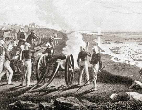 Vincent Eyre at Siege of Arrah during Indian Rebellion of 1857 Copyright: xKenxGraham DinodiaxPhotox