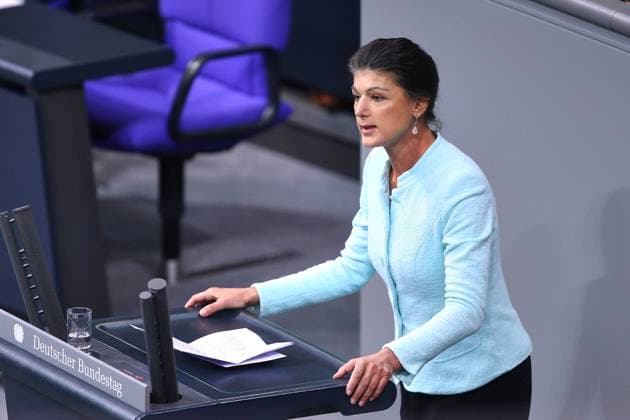 News Bilder des Tages Berlin, Deutschland, 07.11.2024: Deutscher Bundestag: 197. Bundestagssitzung: Sahra Wagenknecht, BSW *** Berlin, Germany, 07 11 2024 German Bundestag 197 Bundestag session Sahra Wagenknecht, BSW Copyright: xdtsxNachrichtenagenturx dts_50682
