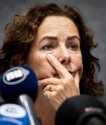 AMSTERDAM - Mayor Femke Halsema updates the press on the various incidents in recent days surrounding Ajax s soccer match against Maccabi Tel Aviv, directed against Maccabi Tel Aviv supporters. ANP KOEN VAN WEEL netherlands out - belgium out  Copyright: xx x512980739x originalFilename: 512980739.jpg