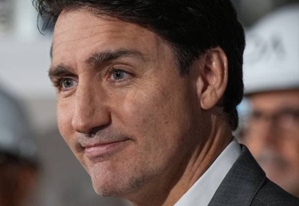 November 8, 2024, Vancouver, Bc, CANADA: Prime Minister Justin Trudeau pauses while speaking during a housing announcement at a social housing high-rise tower under construction, in Vancouver, on Friday, November 8, 2024. Vancouver CANADA  - ZUMAc35_ 20241108_zaf_c35_049 Copyright: xDarrylxDyckx