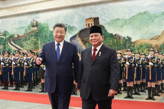 News Themen der Woche KW45 News Bilder des Tages (241109) -- BEIJING, Nov. 9, 2024 -- Chinese President Xi Jinping holds a welcome ceremony for Indonesian President Prabowo Subianto in the Northern Hall of the Great Hall of the People prior to their talks in Beijing, capital of China, Nov. 9, 2024. Xi held talks with Prabowo, who is on a state visit to China, in Beijing on Saturday. ) CHINA-BEIJING-XI JINPING-INDONESIA-PRESIDENT-TALKS (CN) LiuxWeibing 