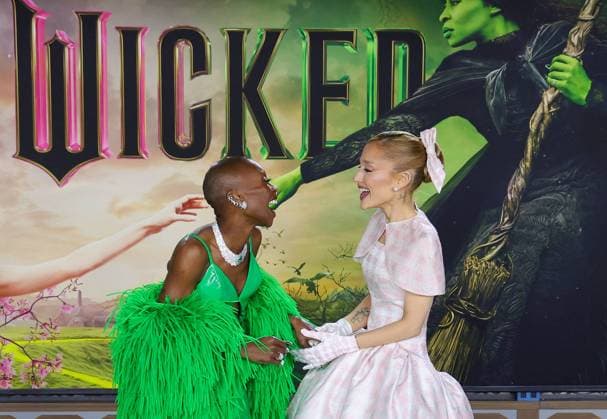 Celebrities attend the Los Angeles premiere of Wicked at the Dorothy Chandler Pavilion in Los Angeles, California Featuring: Cynthia Erivo, Ariana Grande Where: Los Angeles, California, United States When: 09 Nov 2024 Credit: Faye s Vision Cover Images EDITORIAL USE ONLY. NOT FOR USE BY NEWSPAPERS BASED IN THE UK. Copyright: xx coverimg54289090