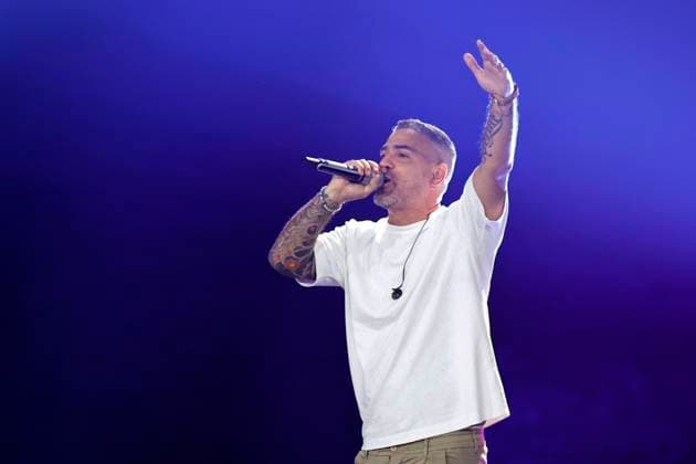 Rapper Bushido mit einem Auftritt im diesjährigen Finale der Castingshow Deutschland sucht den Superstar . Die RTL-Castingshow Deutschland sucht den Superstar (DSDS) findet in diesem Jahr zum 21. Mal statt. Köln, 09.11.2024 NRW Deutschland Copyright: xChristophxHardtx