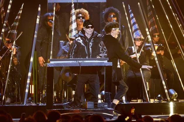 Chris Lowe from the Pet Shop Boys at the MTV European Music Awards 2024 at the Co op Live Arena Manchester, 10 11 2024 Foto:xH.xZwanzigerx xFuturexImagex mtv_4409