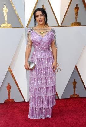 Salma Hayek at the 90th Annual Academy Awards held at the Dolby Theatre in Hollywood, USA on March 4, 2018.  Copyright: xZoonar.com Lumeimages.comx 21419365