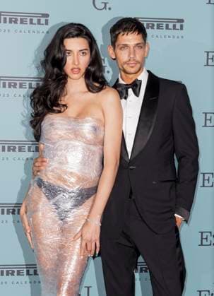 2025 Pirelli Calendar Gala Dinner, Arrivals at The Natural History Museum in London, UK, on 12th November 2024 Martine Gutierrez and Ethan James Green at the 2025 Pirelli Calendar Gala Dinner at The Natural History Museum in London, UK, on 12th November 2024, Credit:James Shaw Avalon UNITED KINGDOM, LONDON, London  Copyright: xJamesxShawx xAvalonx 0933669650