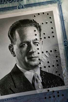 STOCKHOLM 20140402 UN chief Dag Hammarskjöld died in a plane crash in Zambia in 1961 Part of the contents of UN chief Dag Hammarskjölds briefcase found next to his body at the crash site There were, among other things, plan book, passport, ID documents, newspaper clippings, map, book, hymn book and a paging translation script Photo  Copyright: xFREDRIKxFUNCKx xDNx xTTx DAG HAMMARSKJÖLD
