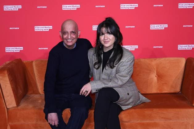 Ali Samadi and his daughter Roxana Samadi at the NRW Cinema Program Award on 13 11 2024 in Cologne NRW Cinema Program Award 2024 in Cologne